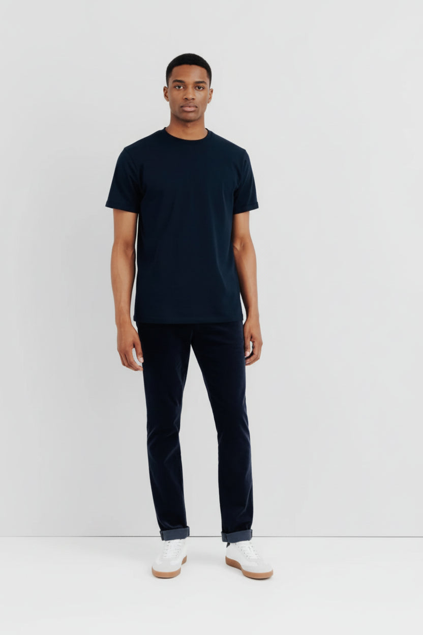 T-shirt en jersey marine